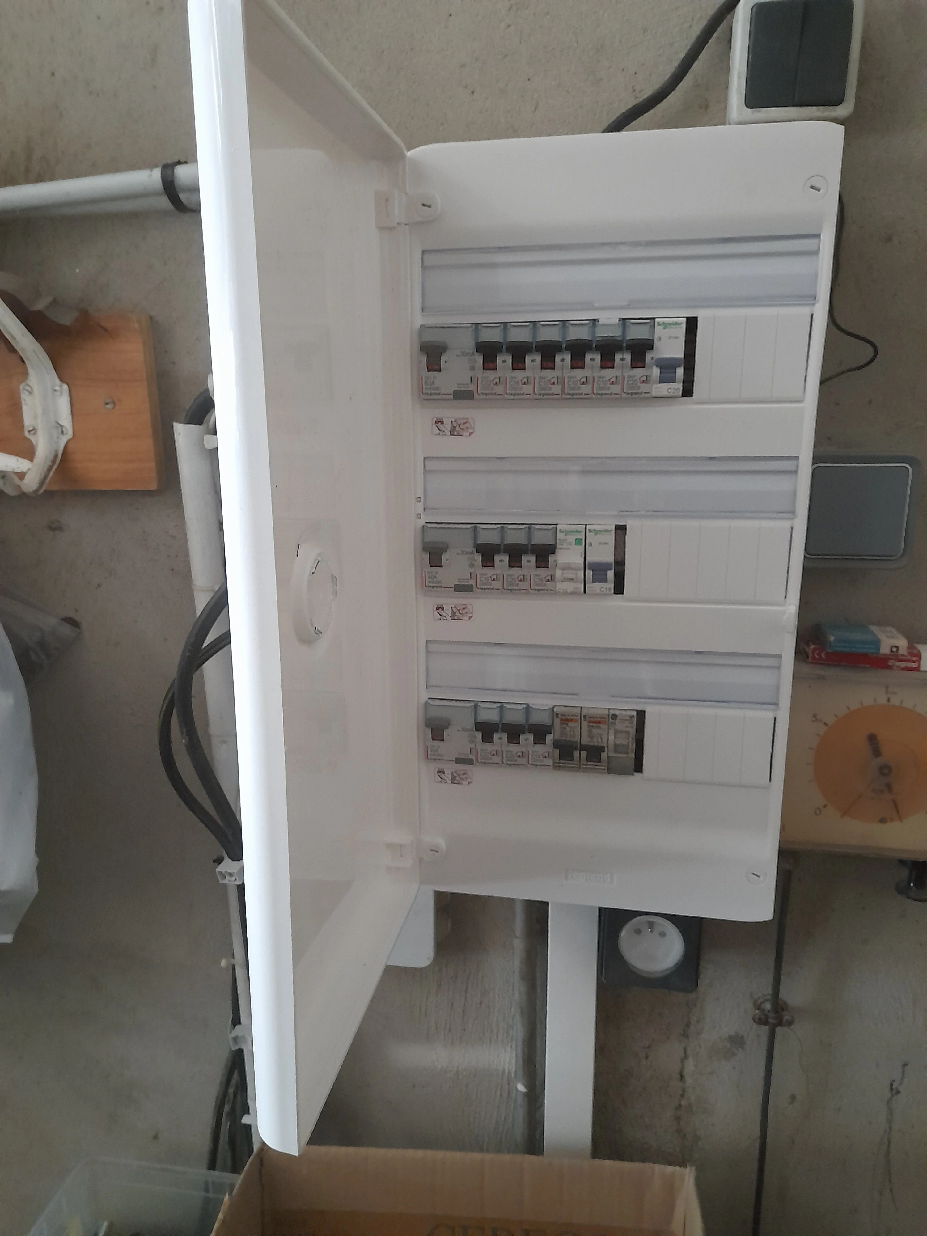 Tableau électrique après rénovation